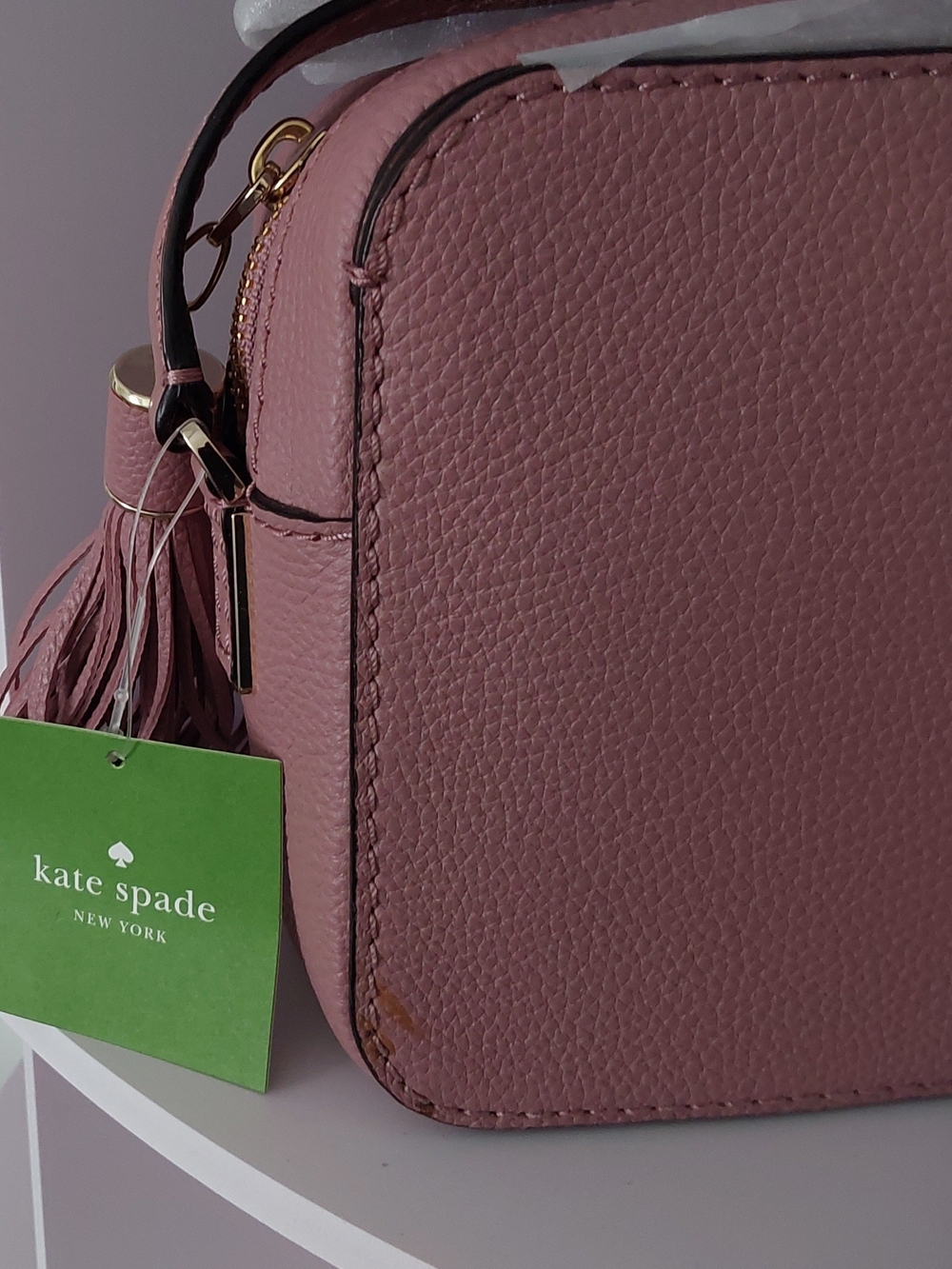 kate spade - Buyer's Choice - Blue Top-Handle Or Pink Camera Satchel - Picture 11 of 12